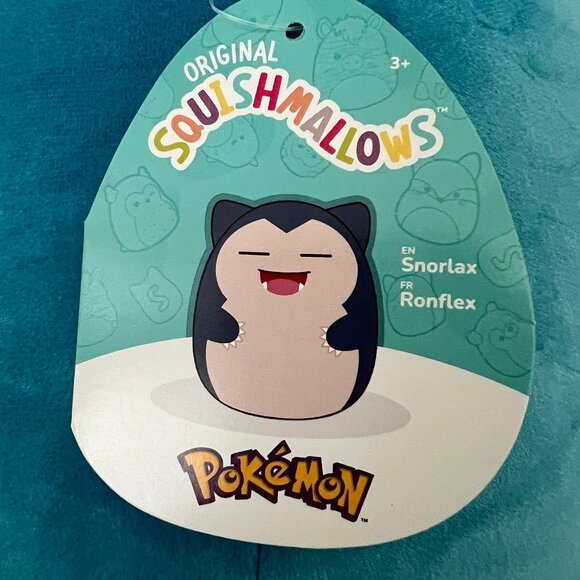 Pokemon Squishmallows Snorlax Plush – 14 Inch NWT - Picture 3 of 3